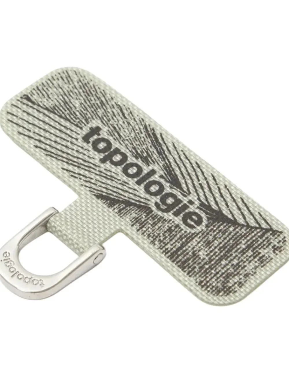 D-Ring Phone Strap Adapter Crossbody Cord Case Attachment Gray Topologie NEW